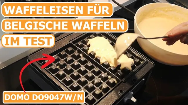 Waffeleisten Test: Guter Waffelautomat für belgische Waffeln? | DOMO (DO9047W/N)